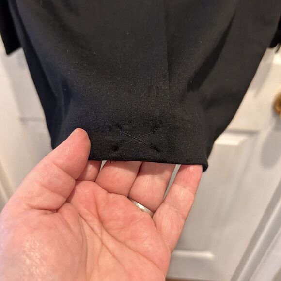 Old Navy Pixie Blazer Size Large Black One-Button Academia‎ Goth Whimsigoth - Picture 8 of 9